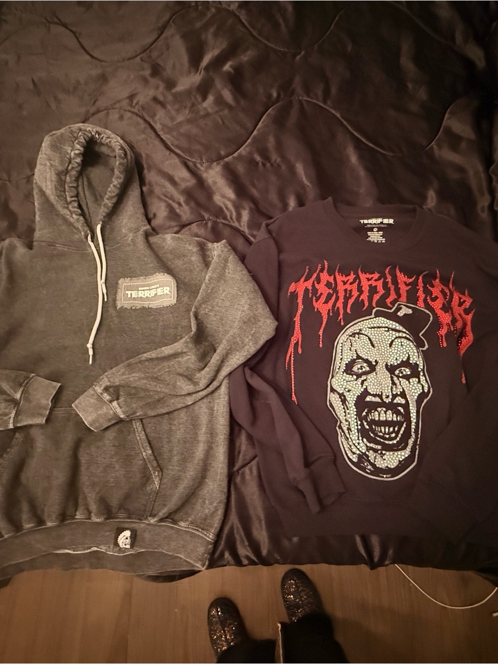 TWO official Terrifier sweatshirts